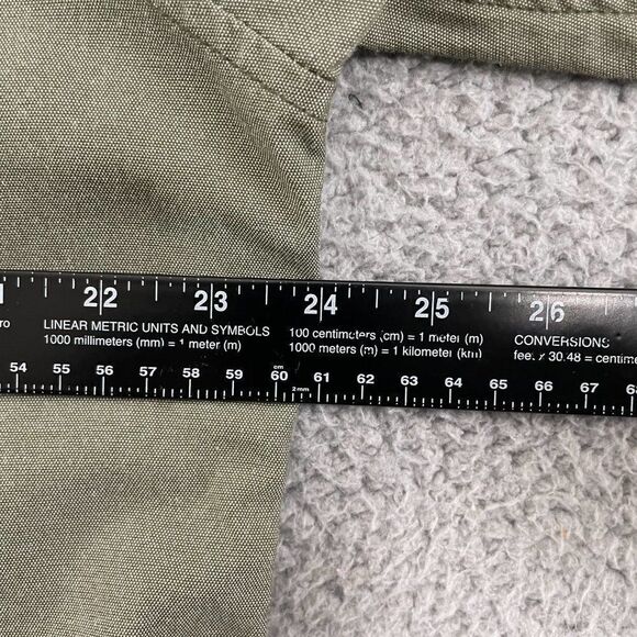 Depart West Shirt Men XL Olive Casual Short Sleeve Button Down - Picture 10 of 12